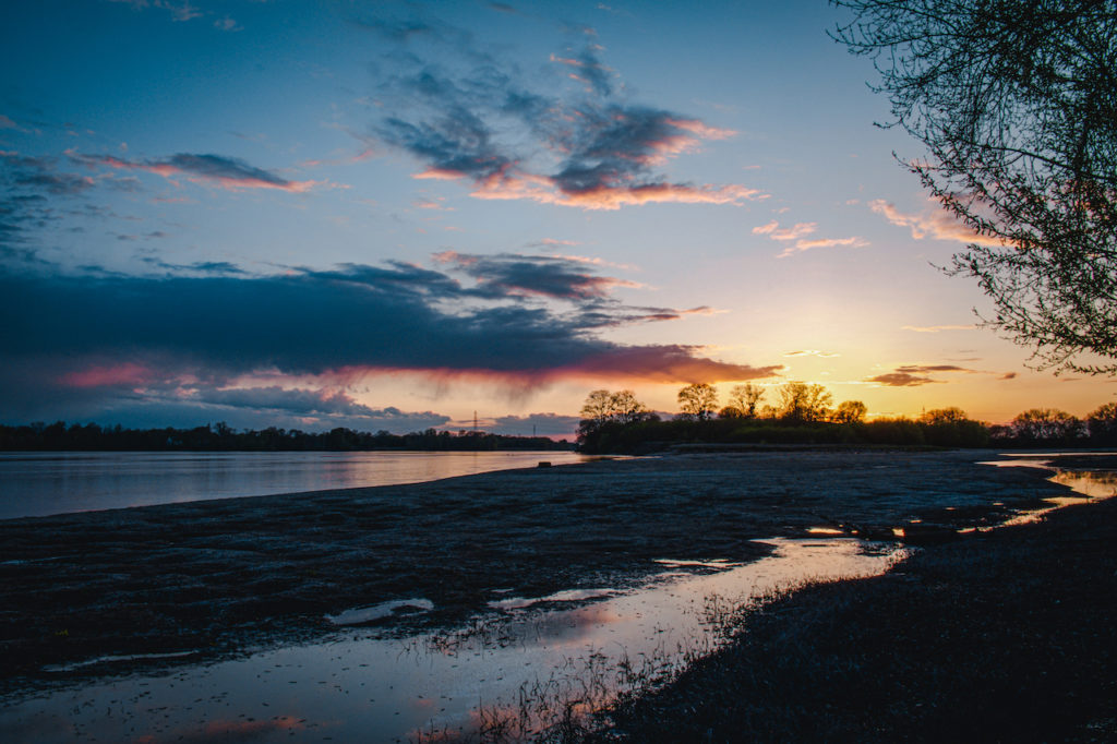 Loire coucher de soleil