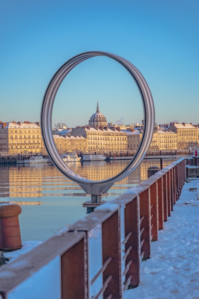 paysage neige nantes