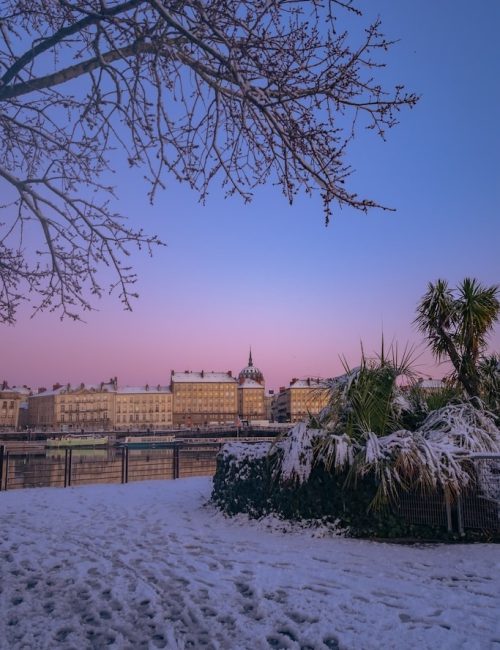 Nantes sous la neige