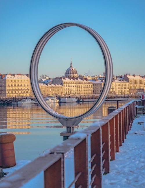 paysage neige nantes