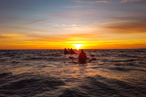 Kayak Nomade coucher de soleil