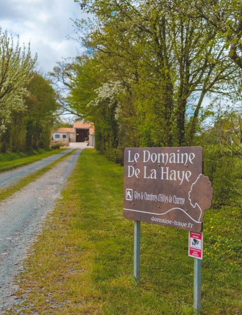 Entrée domaine de la Haye