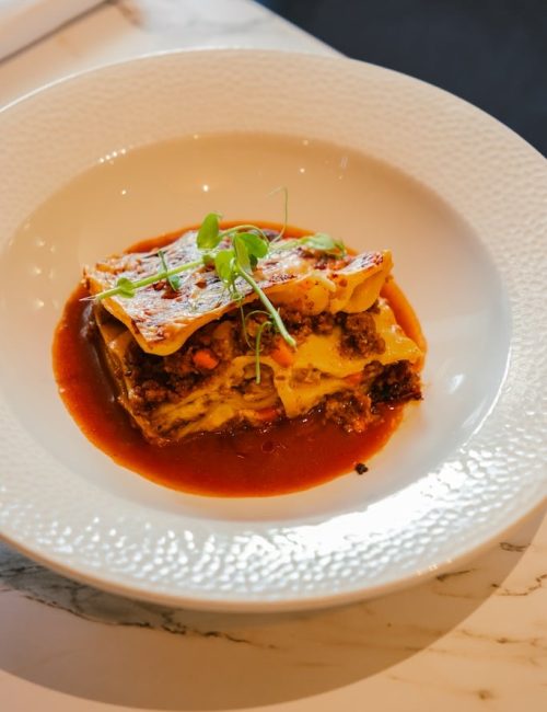 Plat restaurant L'Esplanade