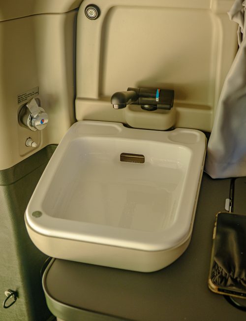 lavabo van aménagé